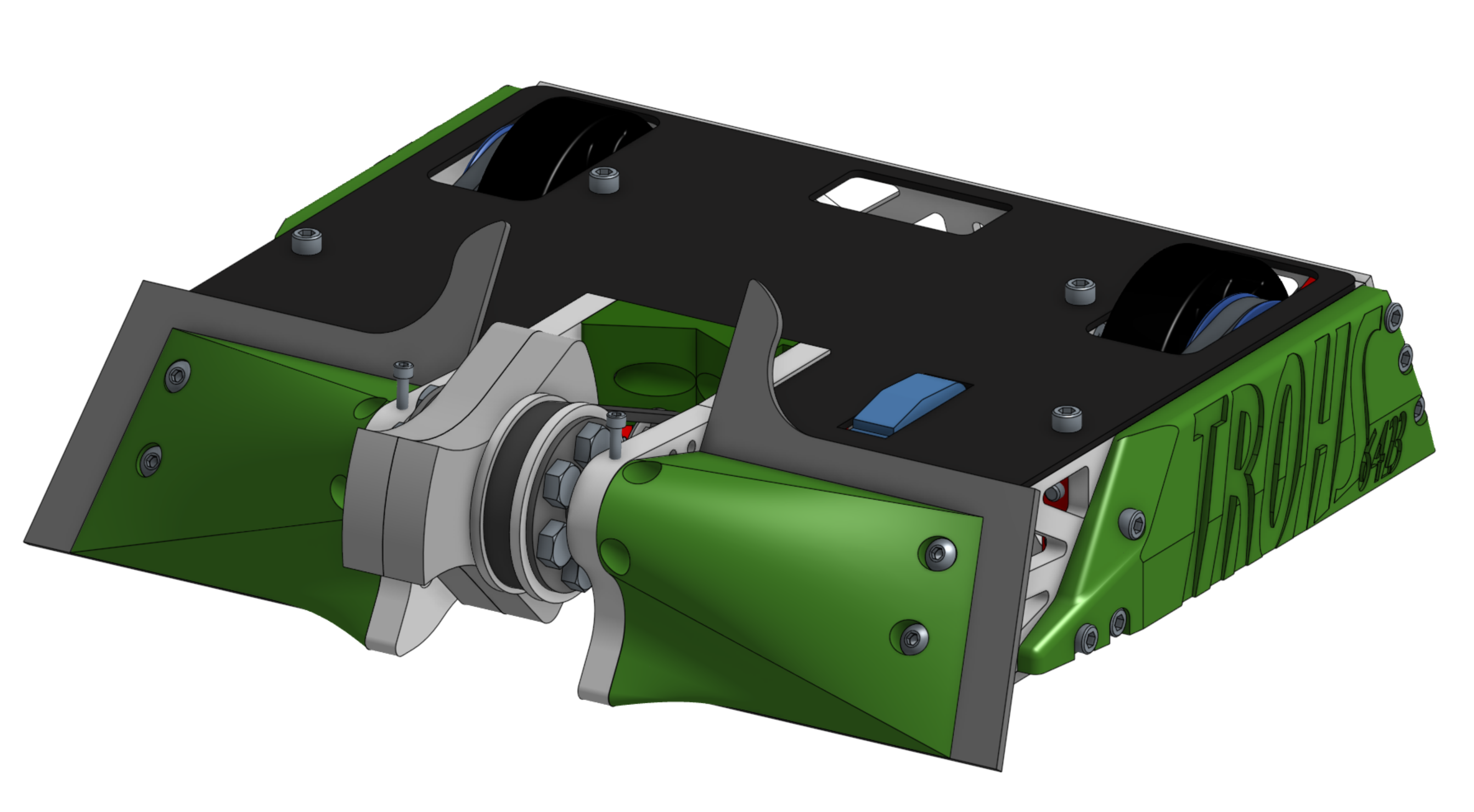 The finished CAD of the robot